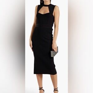 Herve Leger Elegant Black Pencil Skirt NWT